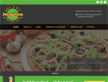 Tablet Screenshot of pizzaandgyro.com